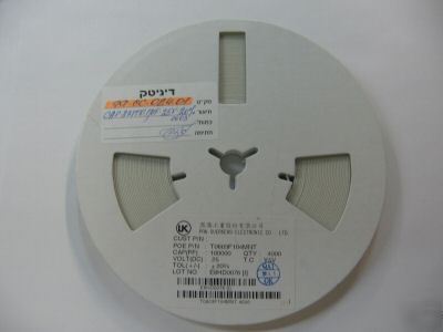 4000PCS p/n B1206F474MNT ; capacitor, 470000PF 16V 20%