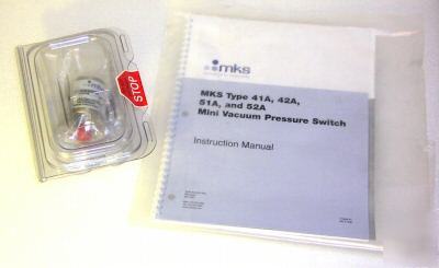 New mks baratron pressure vacuum switch 51A 10 torr 