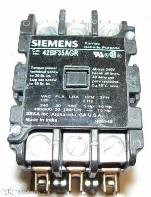 Siemens 42BF35AFR definite purpose controller 