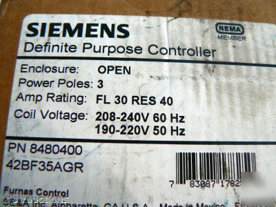 Siemens 42BF35AFR definite purpose controller 