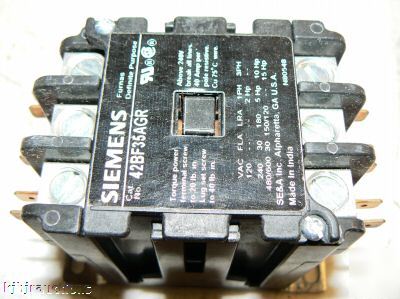 Siemens 42BF35AFR definite purpose controller 