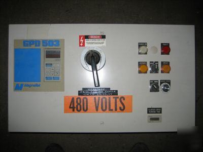 Magnetek DS316 gpd 503 GPD503 7.5/10HP variable drive