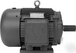 1.5 hp three phase motor 143 t frame 3600 rpm tefc