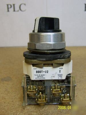 800T-J2 allen bradley selector switch 800TJ2 d-335