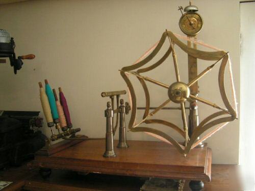 Antique goodbrand brass yarn tester hank winder c.1920S