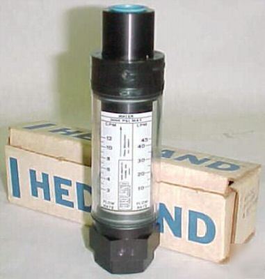 Hedland 12 gpm aluminum flow meter 603-012