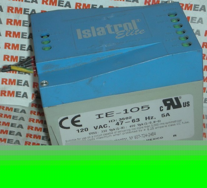Islatrol elite ie-105 control concepts line conditioner