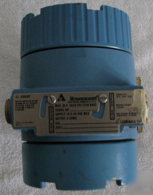 Rosemount hazardous loc 2051 D2A21S1B4E5 4-20 pressure