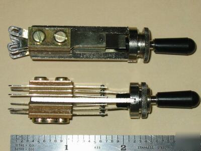 Switchcraft series 3000 dpdt lever switch - p/n 30312L