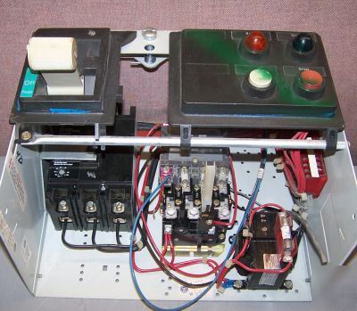 Westinghouse size 1 motor control bucket 15 amp breaker