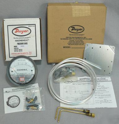Dwyer magnehelic pressure gage + a-605 air filter pkg