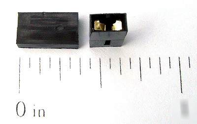 Mini 2 pin female jumpers for scsi ide fiber (100)