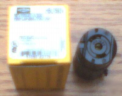 New hubbell HBL7593V 15 amp 125 ml-2R midget connector