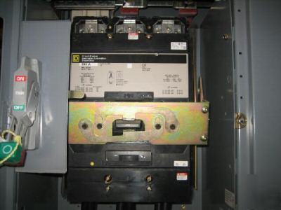 Square d model 6 motor control center w/MHL36800 800A 