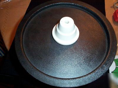 Tesla coil secondary winding caps or bottoms large