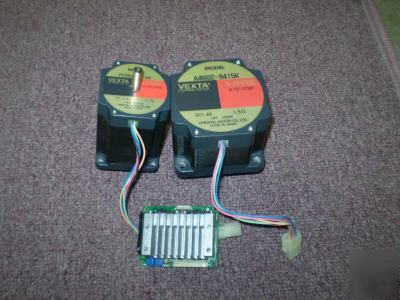 2 - vexta 5-phase stepper motors, 1 CSD5814N driver