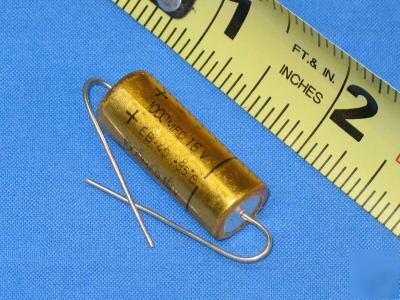 Capacitor 1000 uf 16 volt ~ axial ~ (qty 5)