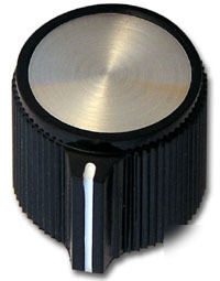 Control panel knob 232 black matte d-shaft knobs 25 pc.