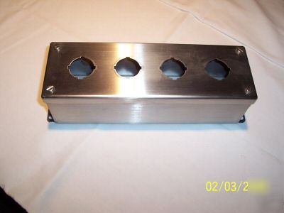 Hoffman nema 4X stainless steel enclosure 4 hole