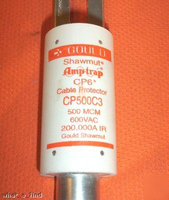 New shawmut CP6 cable protector CP500C3 cp 500 C3 fuse