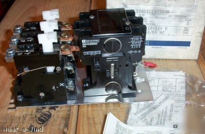 New telemecanique 2201 motor starter 25 a 600 v 3 ph 