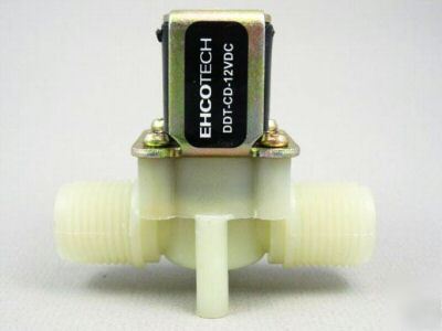 Electric solenoid valve for gravity feed (ddt-cd-12VDC)