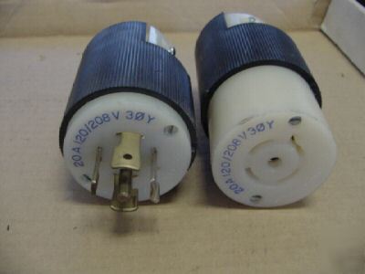 Hubbell 231A insulgrip twist-lock 20A 120/208V 30Y >