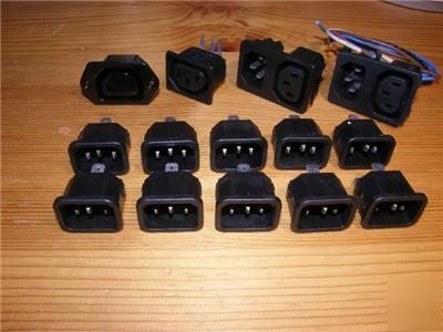Iec connectors megapack 14 items