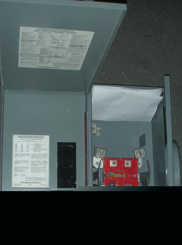 Square d combo service entrance device RC2M200SH NEMA3R