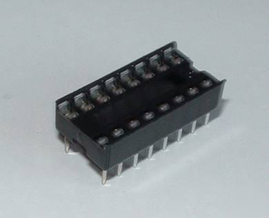 10 x 16-pin dil ic sockets