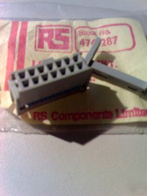 14 way idc bump polarised socket 100 parts available