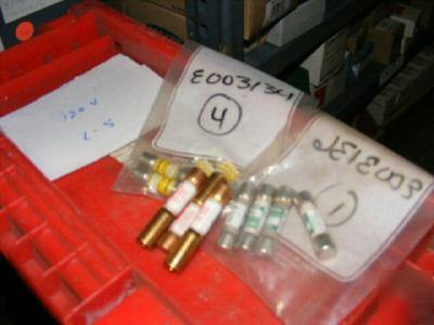 11 bussman / fusetron mixed lot