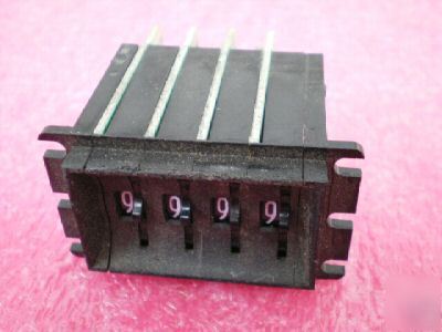 Cherry thumbwheel, 4 wheels, range 0-9