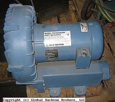 Eg&g rotron blower & motor - 5HP