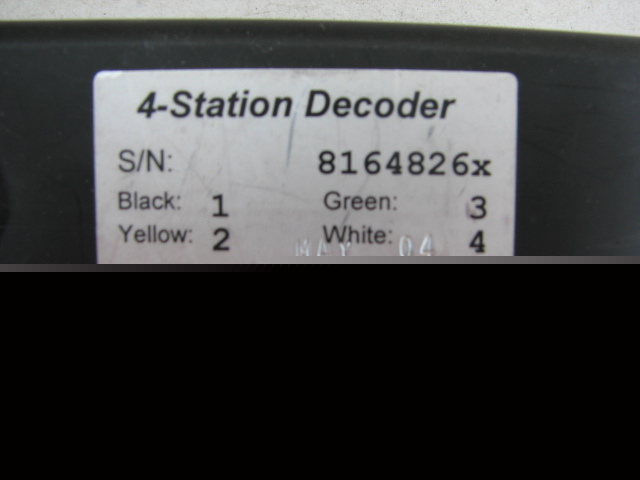 Hunter 4-station decoder