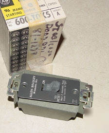 New allen bradley manual motor start switch 600-TOX5 