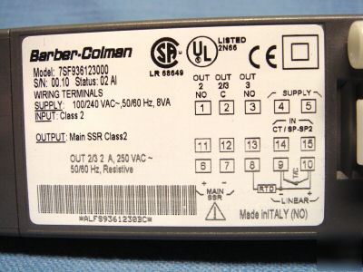 New barber colman temperature controller 7SF936123000 