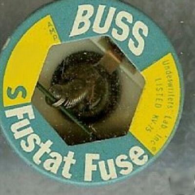 New bussmann S25 25 amp delay fuse fustat buss