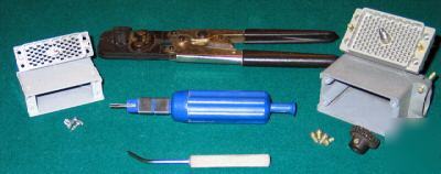 Edac/elco 516 series crimp, extraction tool set
