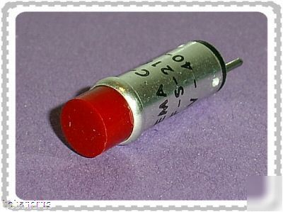 Eldema (28 volt) red bi-pin cartridge lamp