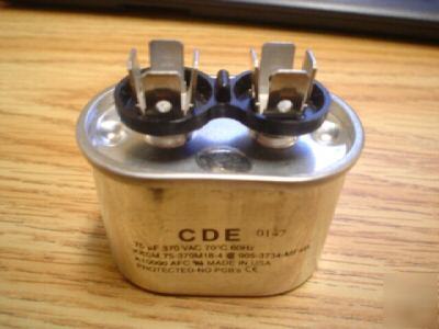 New 2 cde 370V 0.75UF motor run ac capacitors 