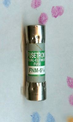 New bussmann fusetron fnm-6-1/4 time delay fuse fnm