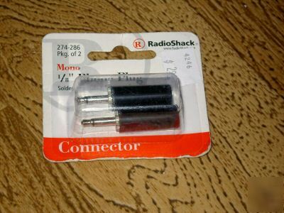 Solder type 1/8 phone plugs 274-286