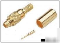 Zou@ rf cable connector mmcx male straight/mmcx jc