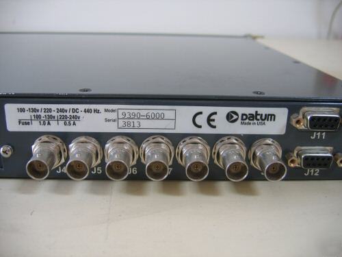Datum exactime 6000 gps time code & frequency generator