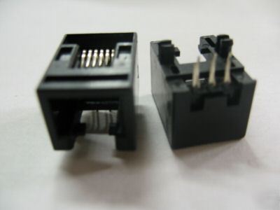 34PCS p/n MG95001 ; phone jack 6 pin tin pc mt r/a