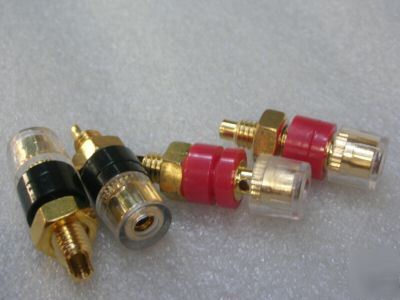 4-pair,home theater tube amplifier binding posts.srb