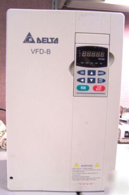 Delta vfd-b VFD110B43A ac frequency drive 15 hp