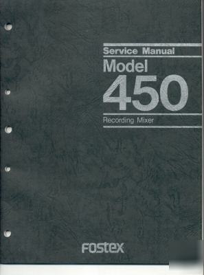 Fostex model 450 service manual in a pdf format
