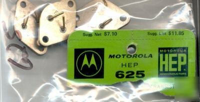Motorola HEP625 germanium pnp power transistor 1EA